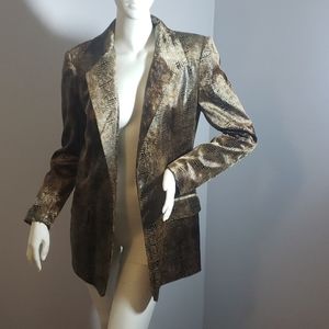 Cache Animal Print Blazer - 4